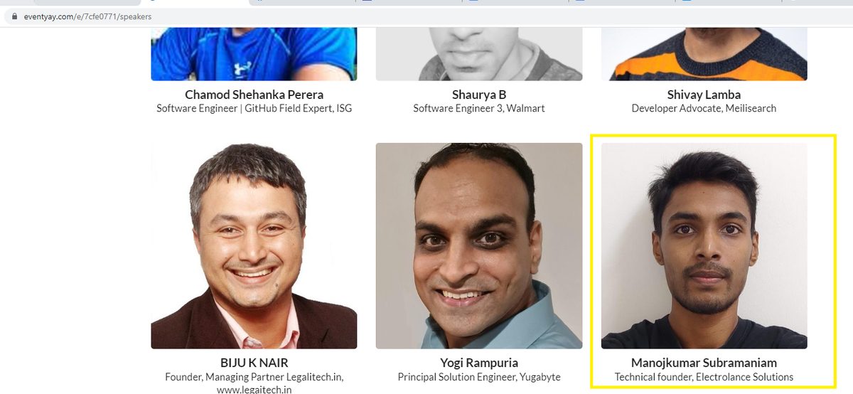 FOSSASIA 2023 schedule featuring Electrolance